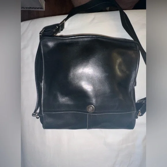 Leather Messenger Bag